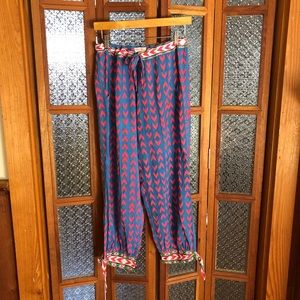 Mara Hoffman Cotton pants with gathered ankle
